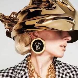 Schiaparelli Style Keyhole Earrings